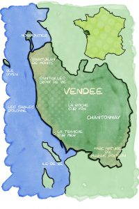 Carte de la Vendée