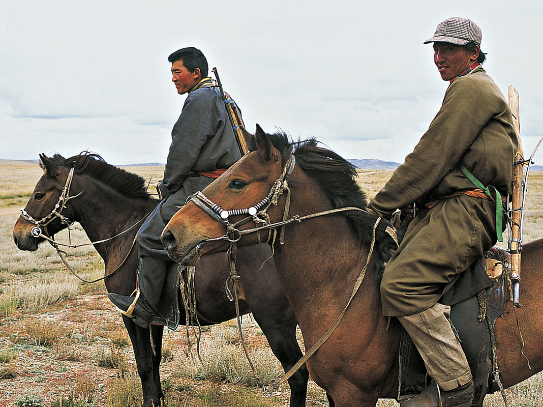 Tribus nomade en Mongolie
