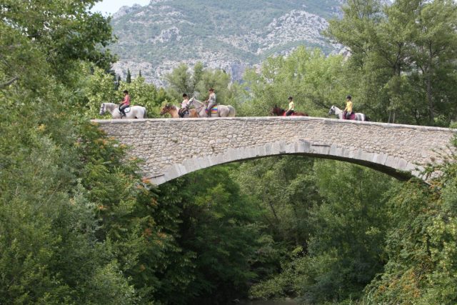 la Drôme offre des possibilités de randonnées équestres uniques